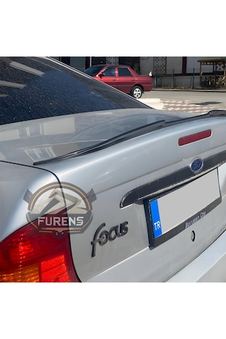 Ford Focus 1 1999-2005 Piano Black Yarasa Tip Üniversal Spoiler Elastik Bagaj Üstü Çıta