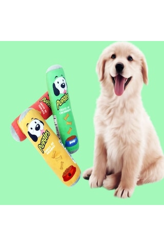 Tineke Puggles Dayanıklı Sesli Köpek Oyuncağı 8 x 25 CM