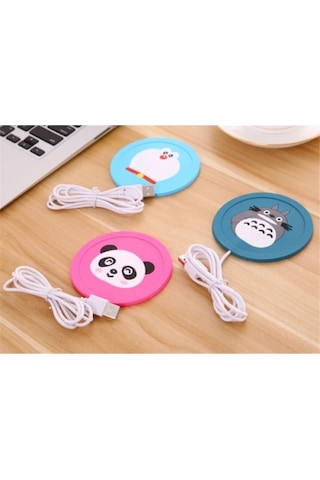 Usb Silikon Bardak Altı Isıtıcı Açık Gri