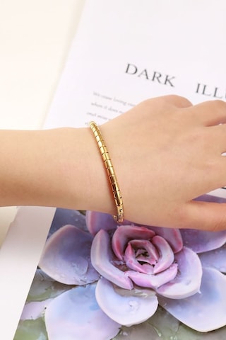 Chavin Gold Kelepçe Dizayn Çelik Bayan Bileklik Ev08sr Gold
