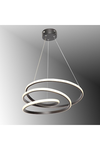 Tt301-Sy Tt Aydınlatma Yay Modeli Siyah Led Avize
