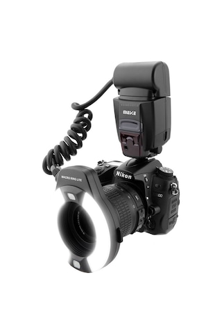 Meike MK-14EXT-N i-TTL Nikon Uyumlu Makro Ring Flaş