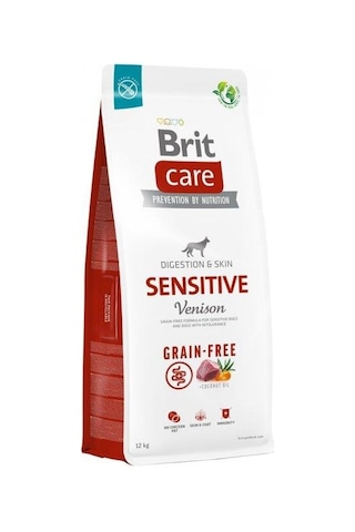 Brit Care Tahılsız Sensitive Geyik Eti Patatesli Yetişkin Köpek Maması 12 KG Brit Care Tahılsız Sensitive Geyik Eti Patatesli Yetişkin Köpek Maması 12 KG