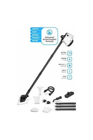 Pirantech Cb- 02a Buharlı Temizlik Makinası - Buharlı Temizleyici - Floor Max Set