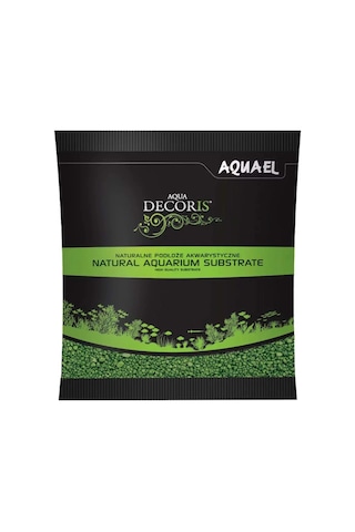 Aquael Gravel Decoris 2-4 Mm Yeşil Kum 1 Kg