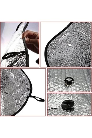 Katlanabilir Oto Ön Cam Güneşlik Isı Önleyici Araç Perdesi Toyota Corolla Fiat Egea Nissan Qashqai Volkswagen Passat