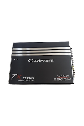 Cadence Tx 4.70 5000W 4 Kanal Oto Amfi Anfi