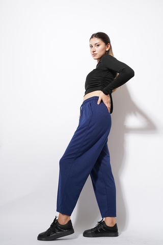 Ckm Moda Derp Modal Şalvar Balon Pantolon Lacivert
