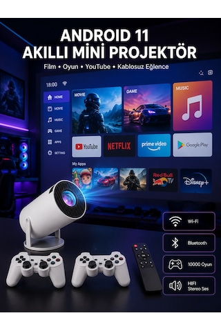 Tek Full Hd 8 Gb Ayaklı Çift Kollu 4k Video Oyun Konsolu Taşınabilir Yeni Nesil Najmaddin 56852010