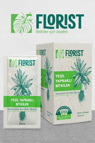 Florist Yeşil Yapraklı, Çiçekli Ve Orkide Bitki Besleme 3'lü Set