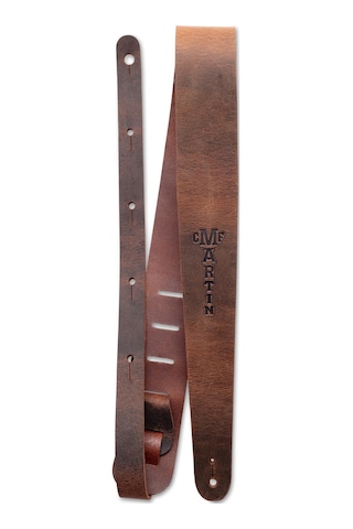 Martın C.f 18a0065 Deri Gitar Kayışı, 6,3 Cm, Kahverengi