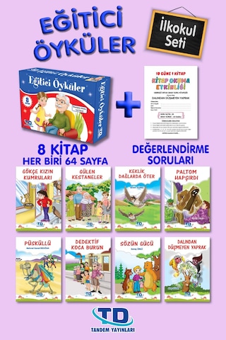 Kutu Eğitici Öyküler 8 Kitap