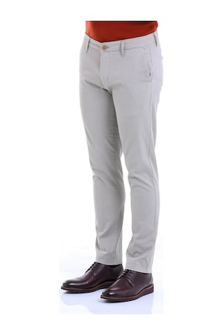Hatemoğlu Gri Regular Fit Düz Paça Kanvas Pantolon Gri