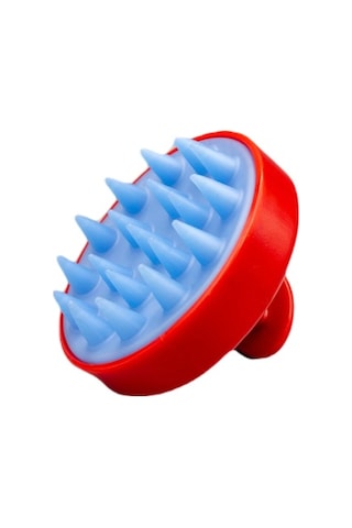 Lovelybird Kırmızı Saç Derisi Masaj ve Şampuan Tarağı