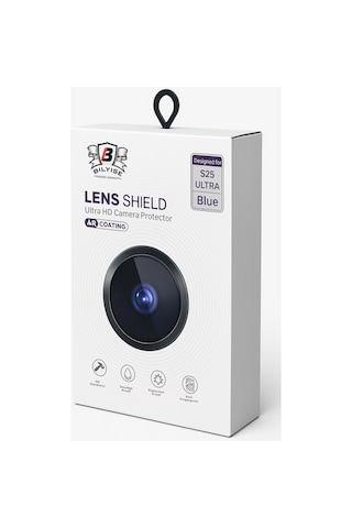 Samsung Galaxy Uyumlu S25 Ultra Bilvis Titan Kamera Lens - Lacivert - 100 Çok Renkli