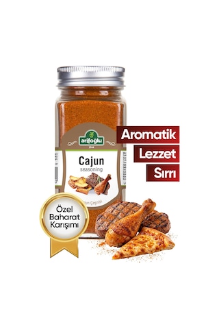 Cajun Kajun Baharatı Cam Şişe 60 Gr.
