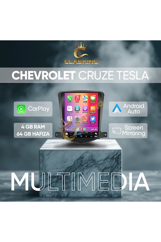 Chevrolet Cruze Tesla 4gb Ram 64gb Hafıza Android Multimedia
