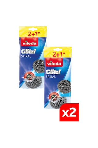 Vileda Çelik Bulaşık Teli 2 x 3'lü