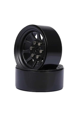 Besthome1 1/10 Rc Tırmanma Aracı Jant 2x1.9 Çinko Alaşımlı Siyah