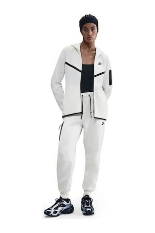 Nike Tech Fleece Windrunner Hoodie Beyaz Kadın Sweatshirt Hv6747-133