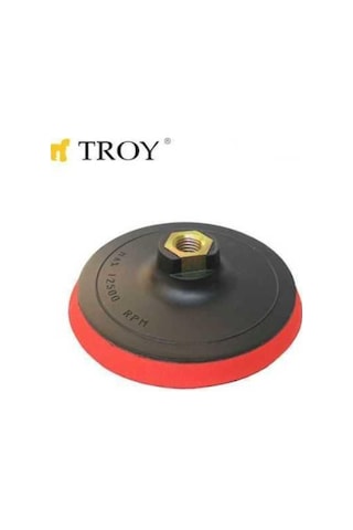 Troy 27910 Disk Altı 115Mm, Cırt Zımpara Altlığı + Mil