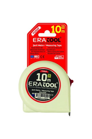 Şerit Metre 10 25mm - Beyaz Era12519