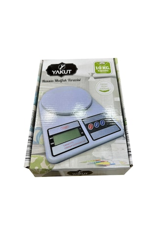 Yakut Hassas Dijital Lcd Ekranlı Mutfak Terazisi Tartısı - 10 Kg. Kapasiteli - 1 Adet