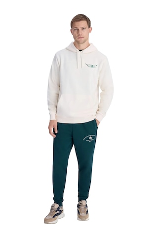 Kappa Unisex Regular Fit Sweatshirt Beyaz