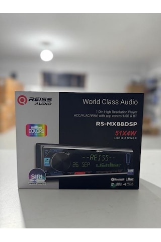 Reiss Audio Rs-mx88 Dsp Profesyonel Oto Teyp
