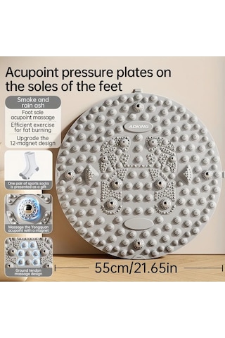 Elmpaly Adkıng Gri Pembe Tpe Ayak Basma Pedi Masaj Noktalı Yoga Koşu Fitness Antrenman