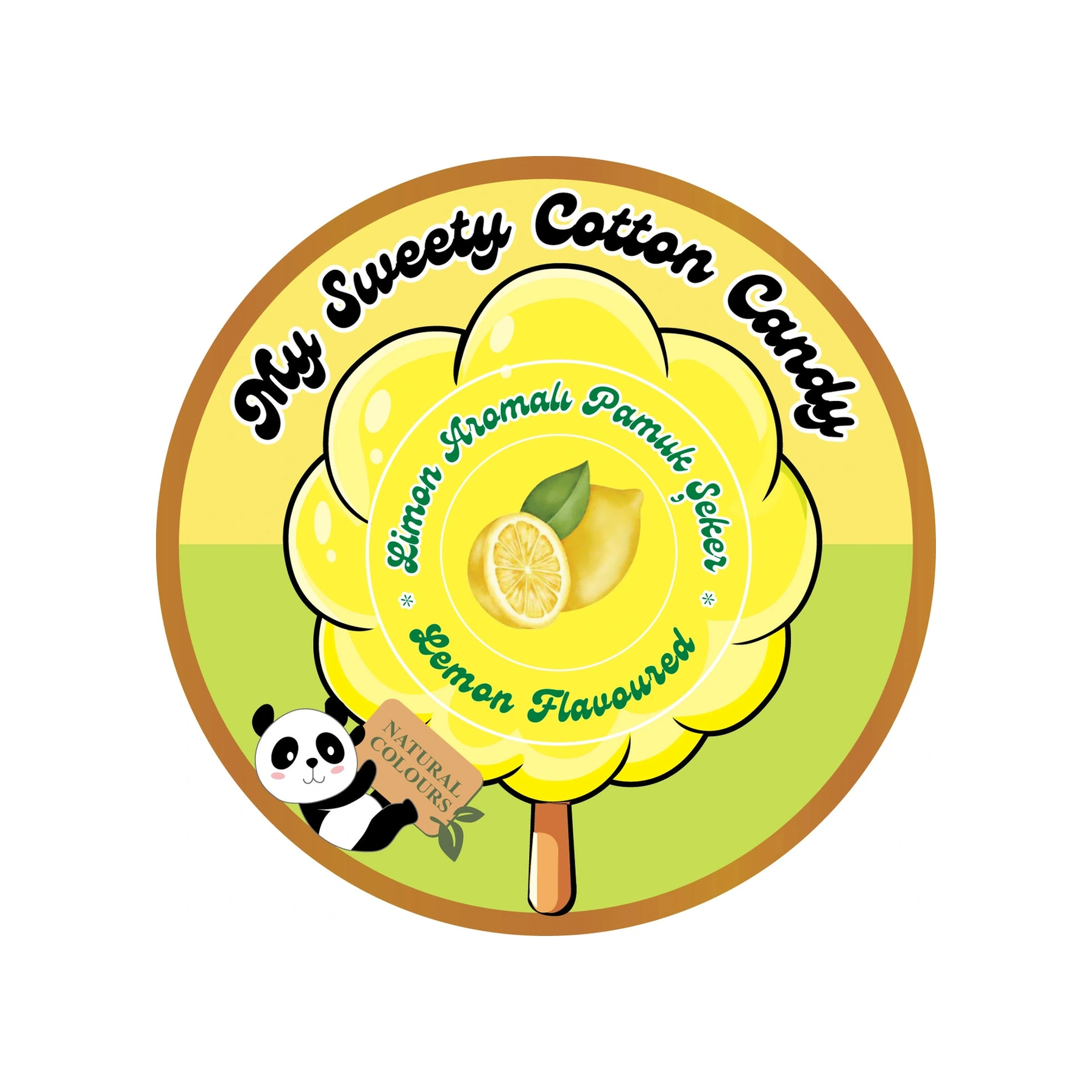 Limon Aromalı Gurme Pamuk Şeker