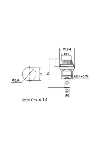 Ic-236 Sigorta Yuvası 6x30mm Ø14mm Diğer