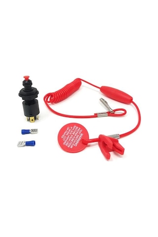 Güvenlik Stop Emniyet Anahtarı - Tekne Yat Motosiklet Atv