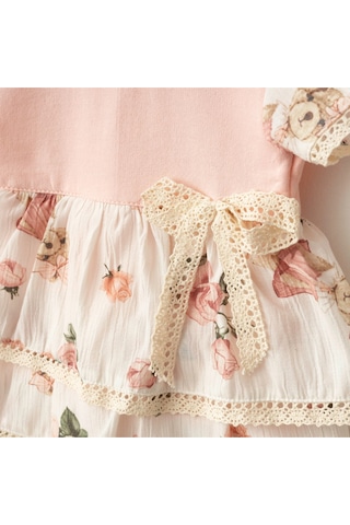 Baby Fou İki İp Kız Elbise Pembe