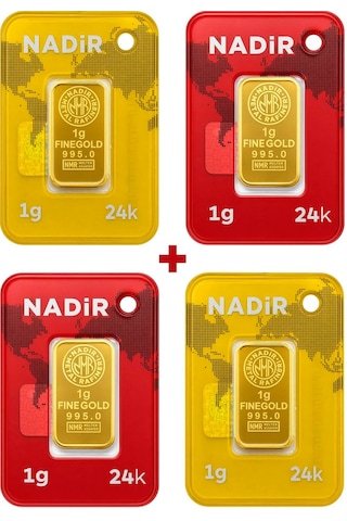 Nadir Gold 24 Ayar 4 Gram Külçe Altın
