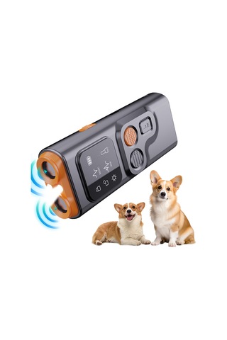 Moveevo Ultrasonik Köpek Havlama Düzenleyici - Led Işıklı, Şarjlı Taşınabilir İç/dış Kullanım