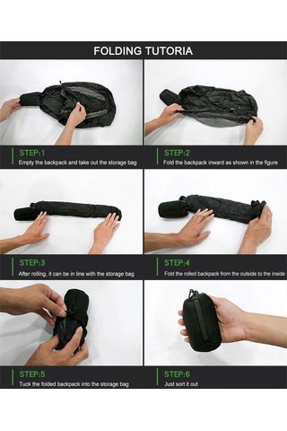 Hangfox Motosiklet Kaskı Çantası Sırt Çantası Nilon Malzeme 15x6x6cm Taşıma Çantası Siyah