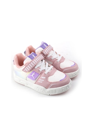 Cool King Cırtlı Unisex Çocuk Anatomik Rahat Taban Spor Ayakkabı Pudra