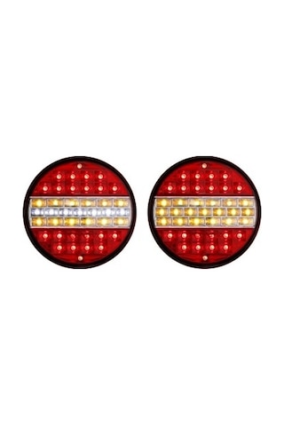 Hamburger Tip Ledli Stop Lamba 24 Volt 4 Modlu 4 Adet