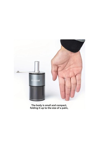 Honeybeeshop Cf Bılgı Manuel Alüminyum Kahve Değirmeni 15g 18 Ayarlı Konik Burr Taşınabilir Seyahat Kamp Espresso El Kolu