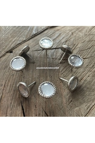 Fbk Kristal Renk Kabara Taşlı Kabara Raptiye Koltuk Çivisi 16mm 30adet