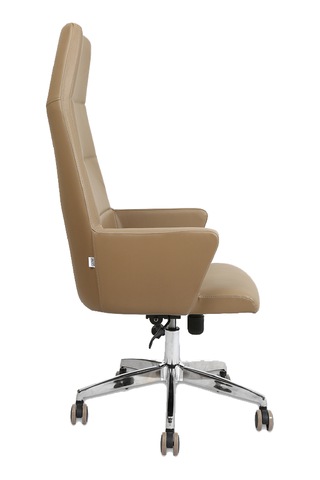 Hunt Mobilya Vaga Krem Deri Ofis Yönetici Koltuğu Kahverengi