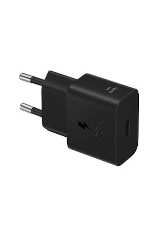 Samsung Uyumlu Ep-t2510x 25w Type C Kablolu Hızlı Şarj Cihazı Siyah A