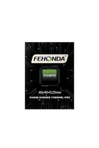 Fehonda Pcm8990 40x40x0,25 Mm 8,5 W/mk Ptm Faz Değişimli Termal Ped Macun 40x40x0,25 Mm