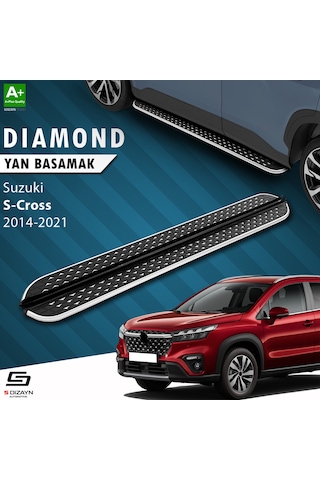 S-dizayn Suzuki Sx4 2 S-cross Diamond Krom Yan Basamak 173 Cm 2014-2021