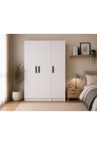 Gani Home Selen 3 Kapaklı Gardırop M-1 Modern Elbise Dolabı Suntalam Gani Home Selen 3 Kapaklı Gardırop M-1 Modern Elbise Dolabı Suntalam