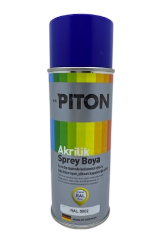 Piton Akrilik Sprey Boya 400 Ml Ral5002 Ultramarin Mavi