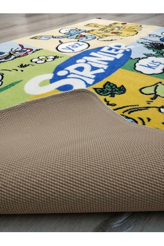 Şirinler Saray Kids Buklejel 3176L Çocuk Halısı 100X150 Cm Çok Renkli