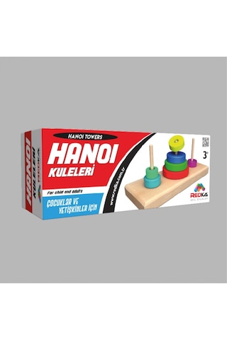 Redka Hanoi Kuleleri Zeka Akıl Mantık ve Strateji Oyunu