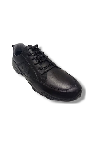 Sayar 362-25 Hakiki Deri Comfort Casual Erkek Ayakkabı Siyah